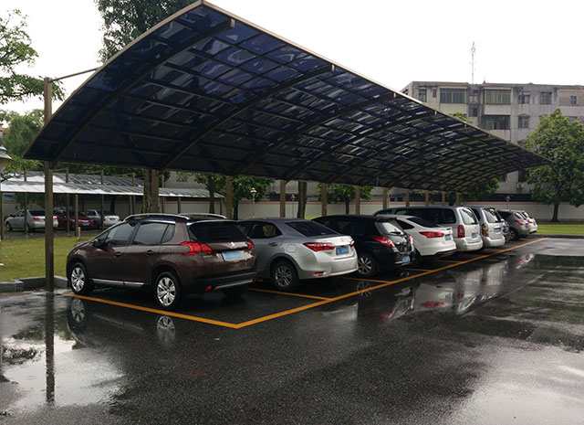 斜拉式車棚