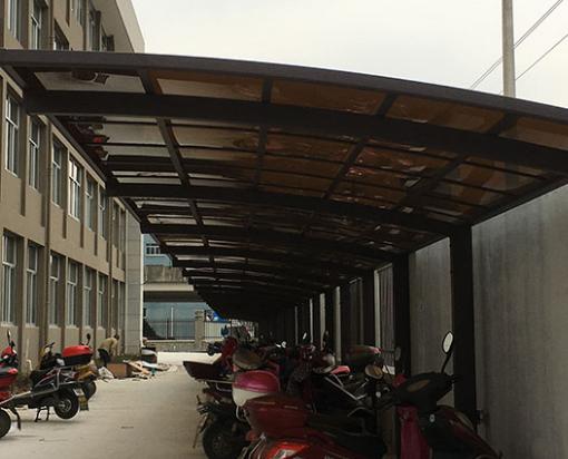 車棚占地面積不大為何計算出的膜面積這么大