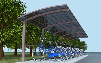 小區自行車停車棚