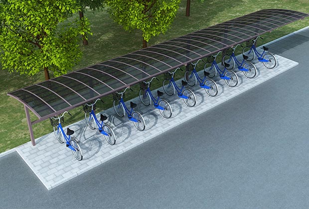 小區自行車停車棚