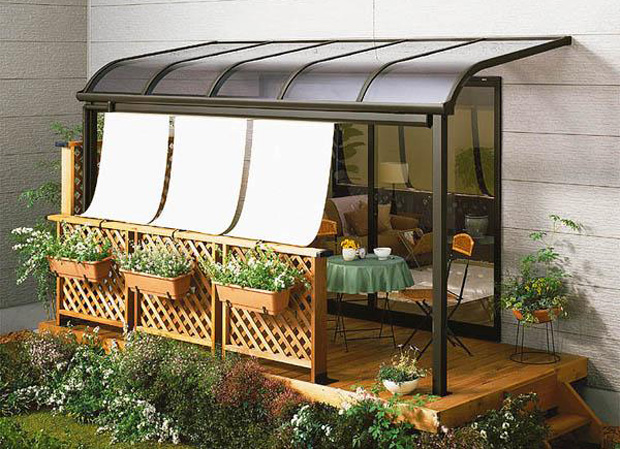 R型陽臺雨棚