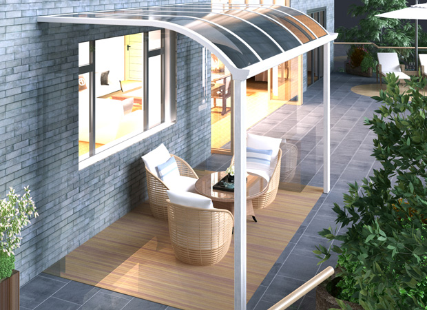 R型陽臺雨棚