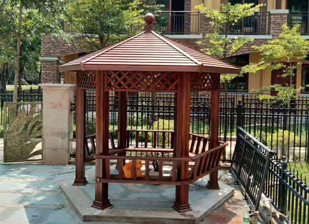 鋁合金四角涼亭