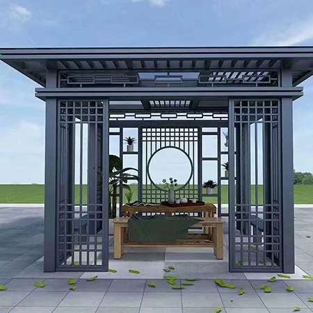 新中式涼亭有什么特點？