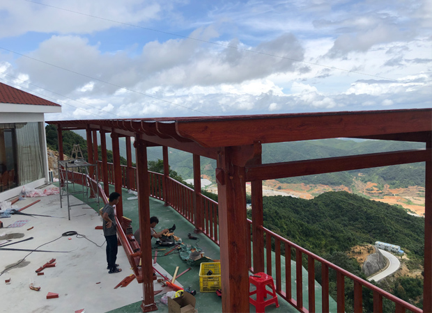 戶外景觀廊架案例圖