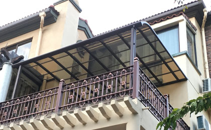 別墅小區遮陽雨棚