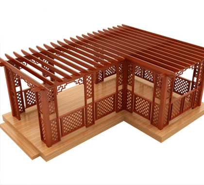 涼亭長(zhǎng)廊 鋁合金