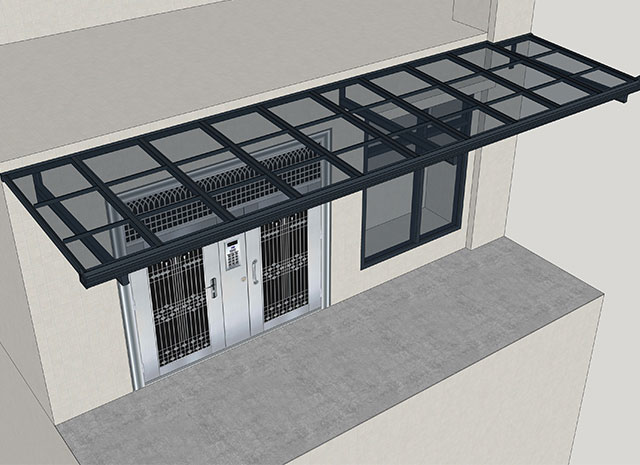 庭院鋁合金雨棚