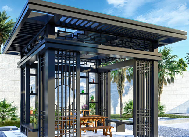 新中式涼亭 戶外