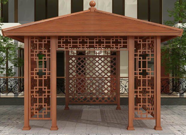 中式涼亭鋁合金