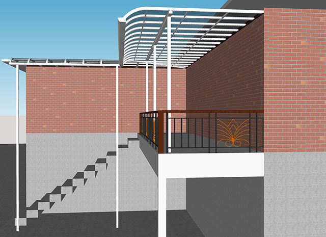 戶外透明遮陽棚